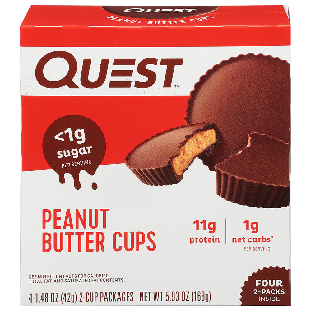 Quest 11g Protein Peanut Butter Cup Twin Packs, 4 ct