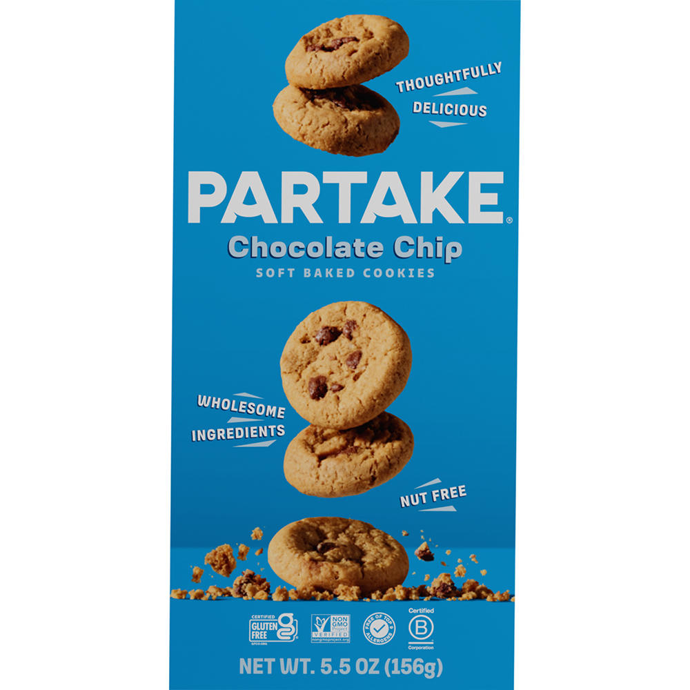 Partake Chocolate Chip Soft Baked, 5.5 oz