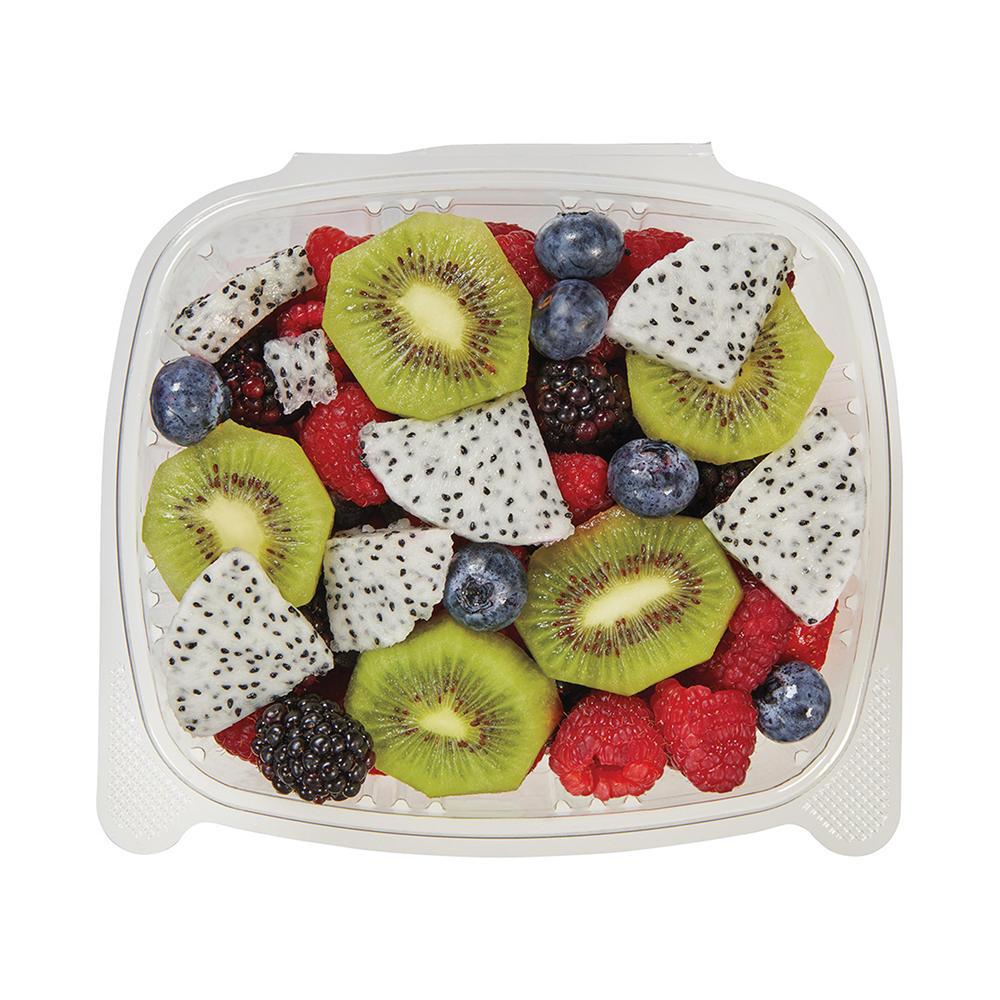 H-E-B Fresh Cut Dragon Fruit, Kiwi & Mixed Berries - Large, Avg. 1.45 lbs