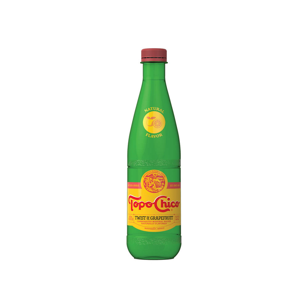 Topo Chico Mineral Water Twist Of Grapefruit Bottle, 15.5 oz