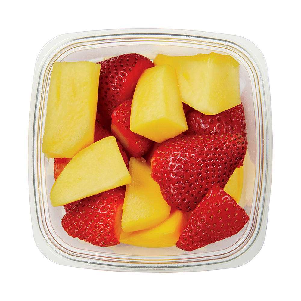 H-E-B Fresh Cut Mango & Strawberries - Small, Avg. 0.7 lb