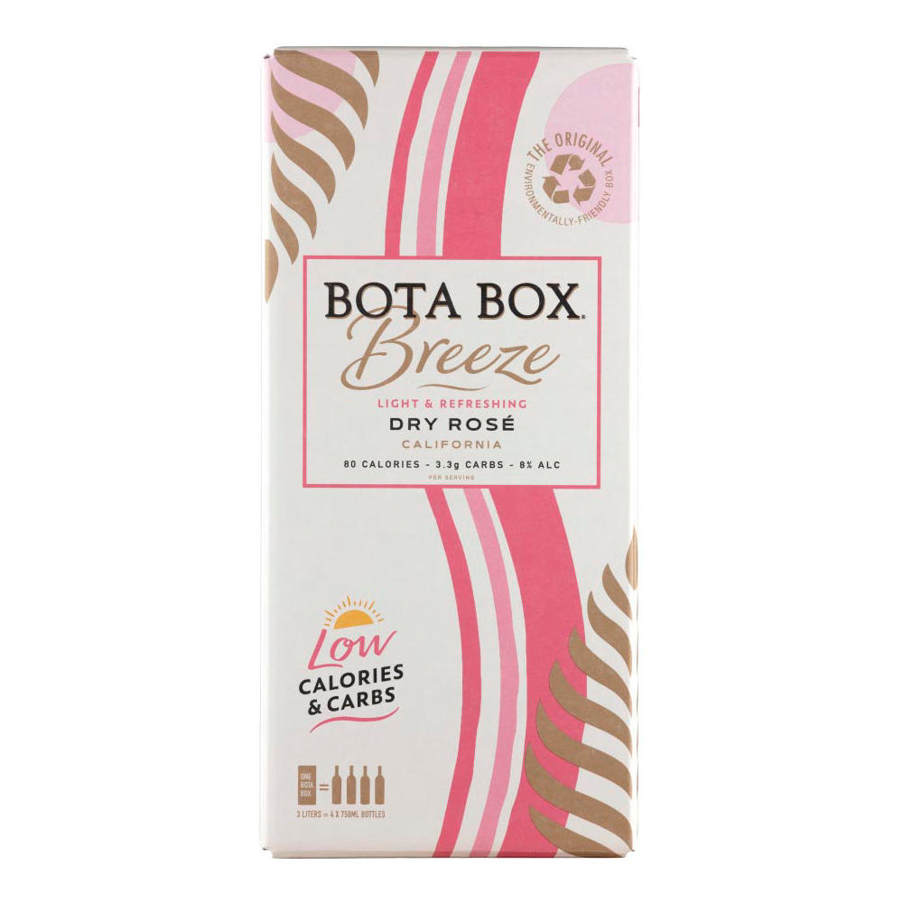 Bota Box Breeze Dry Rose California Box Wine, 3 L