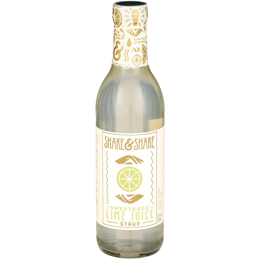 Shake & Share Sweetened Lime Juice Syrup, 12.7 oz