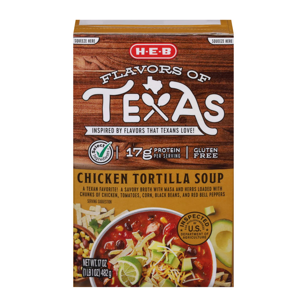 H-E-B Chicken Tortilla Soup, 17 oz