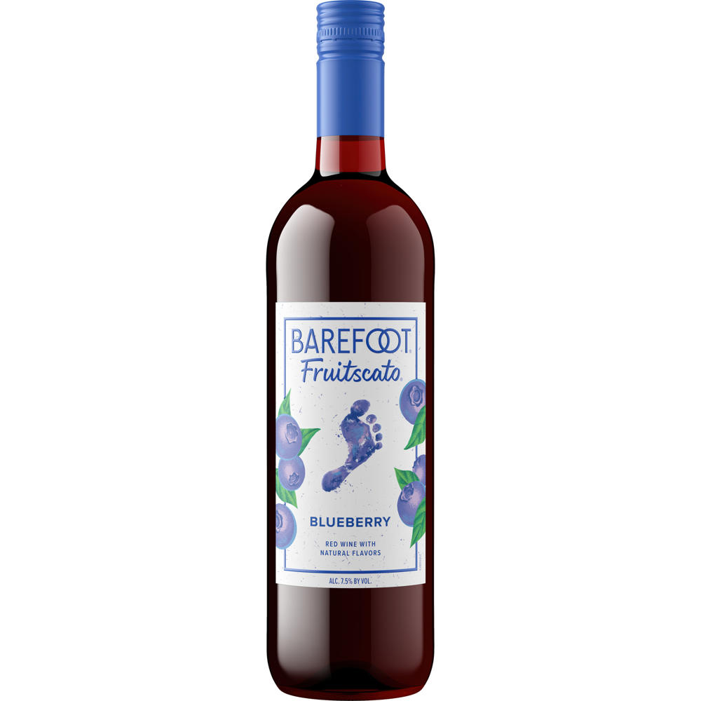 Barefoot Blueberry Moscato California Sweet Wine, 750 mL