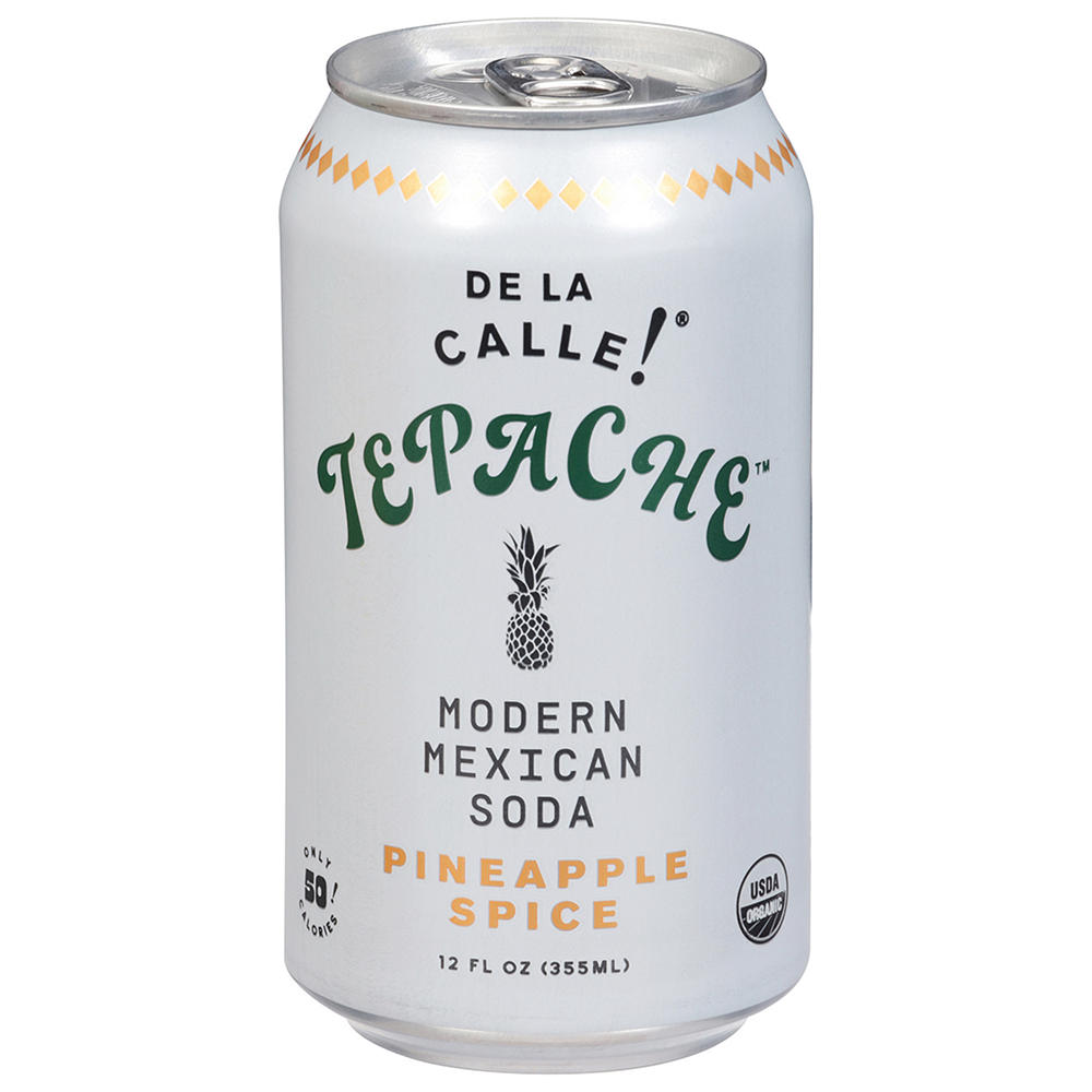 De La Calle! Tepache Probiotic Soda - Pineapple Spice, 12 oz
