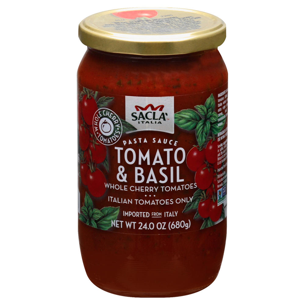 Sacla Tomato & Basil Pasta Sauce, 24 oz