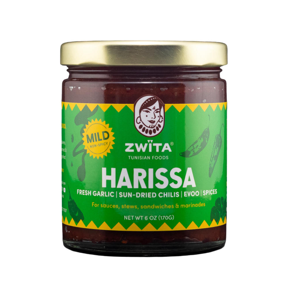 Zwita Mild Harissa Dried Chili Paste, 6 oz