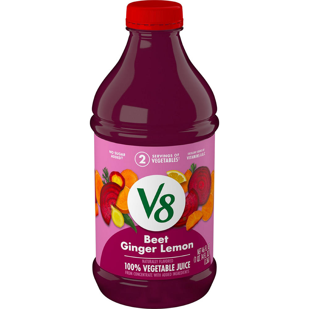 V8 Beet Ginger Lemon 100% Vegetable Juice, 46 oz