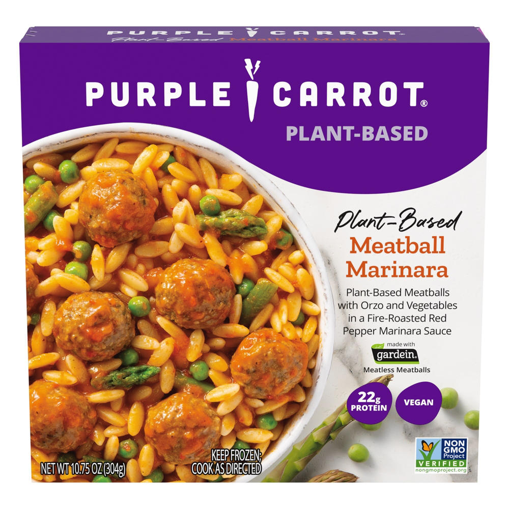 Purple Carrot Plant Based Meatball Marinara Frozen Meal, 10.75 oz
