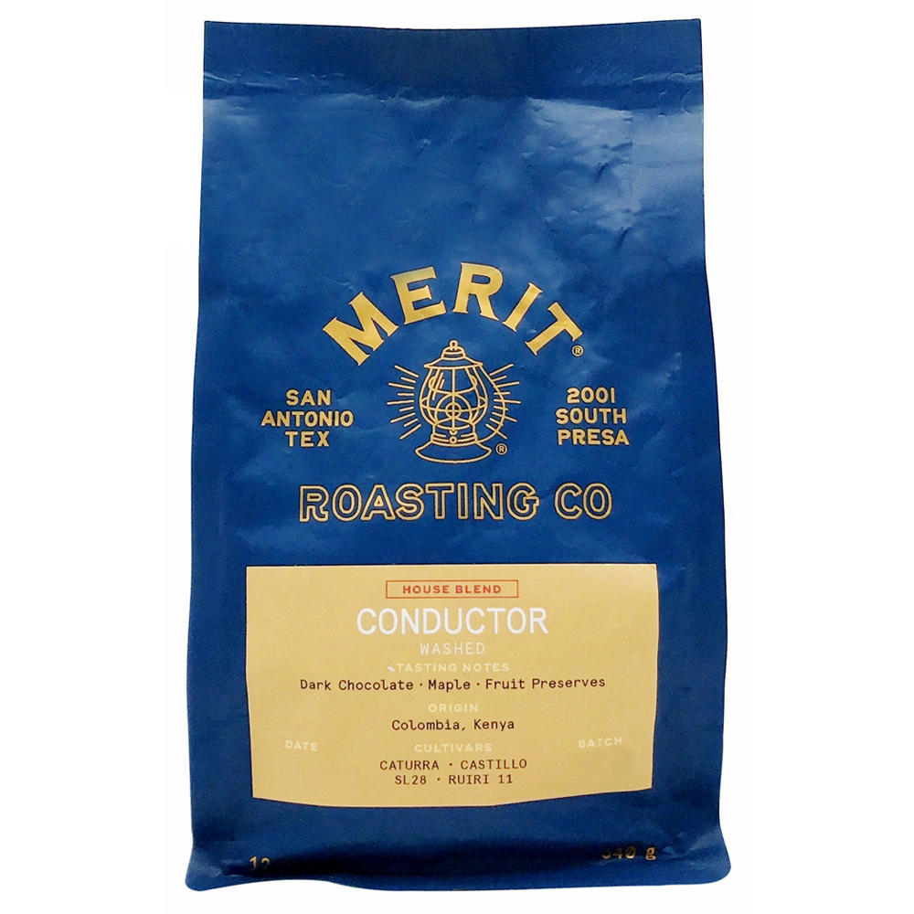 Merit Conductor Blend Coffee, 12 oz