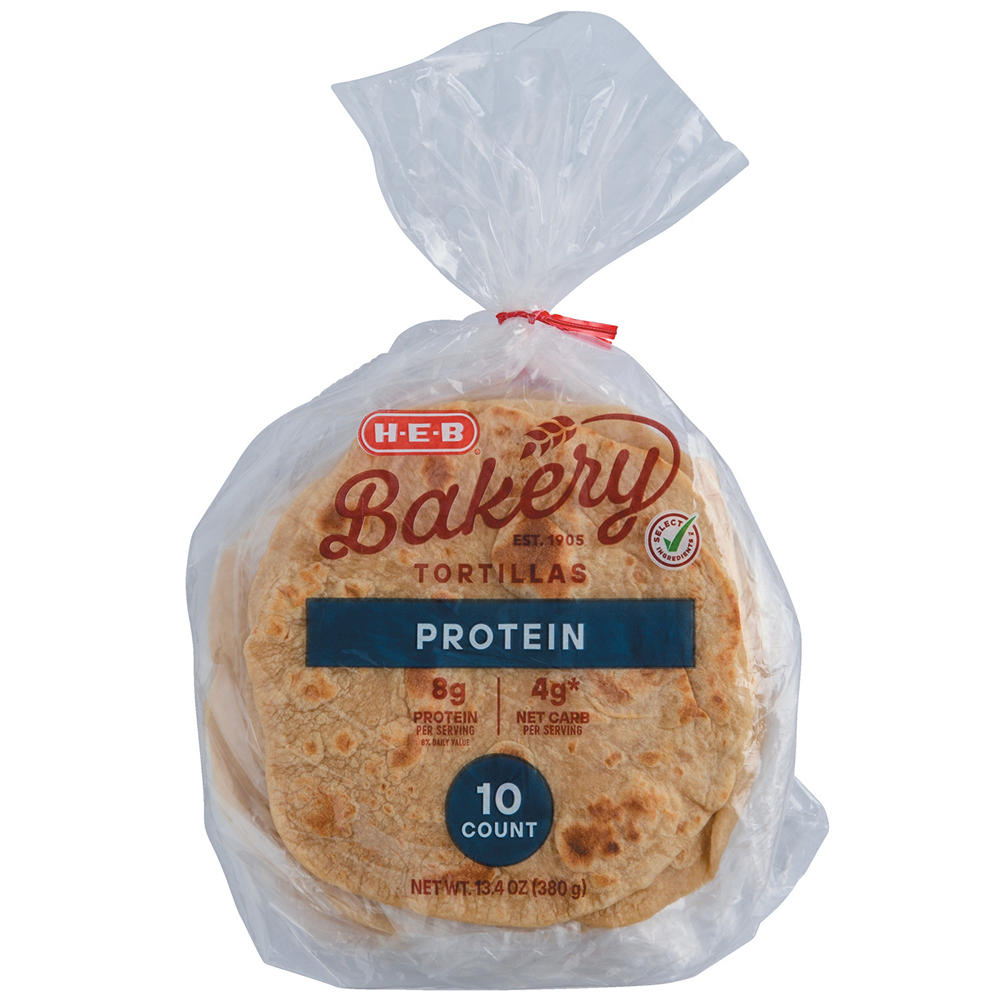 H-E-B Bakery Protein Tortillas, 10 ct