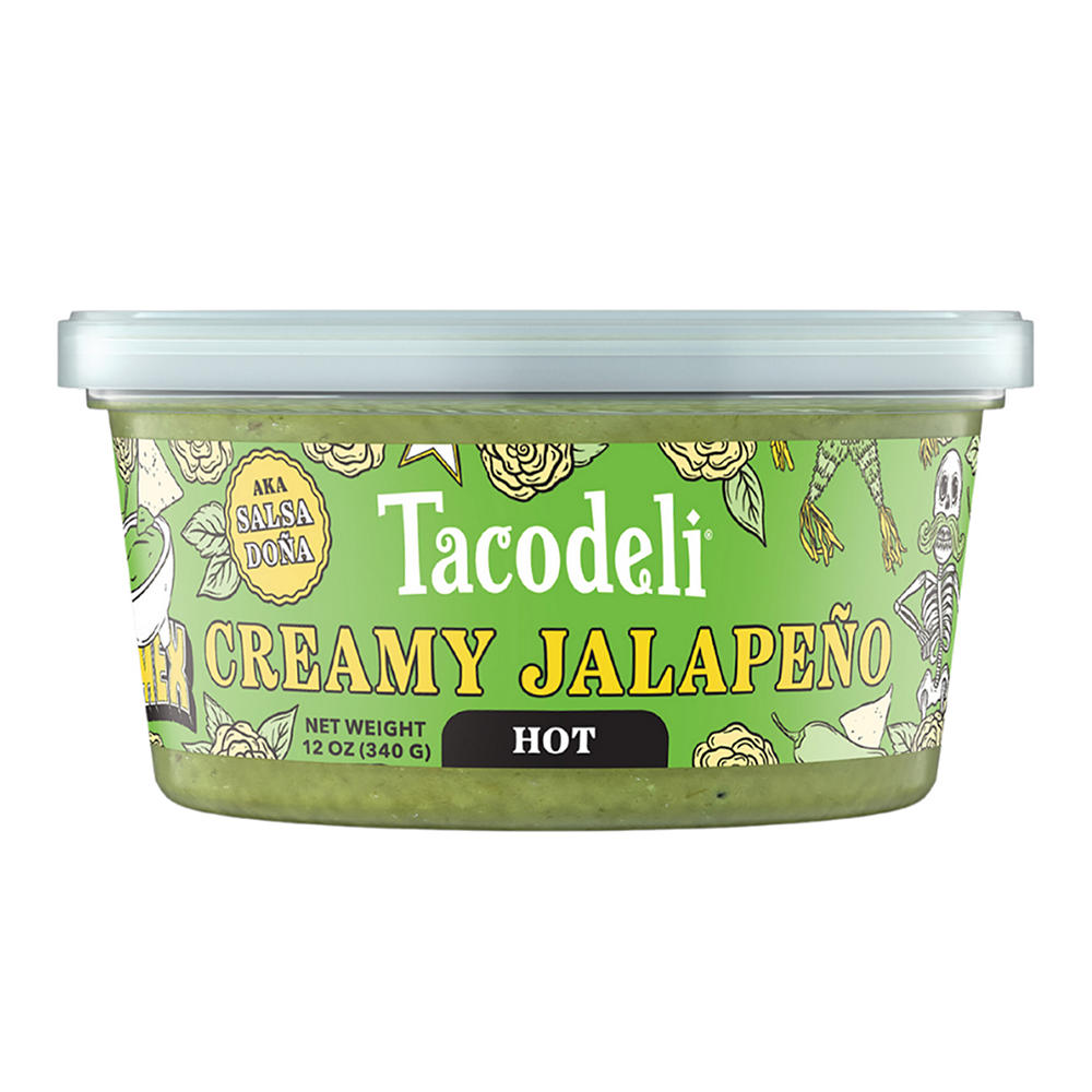 Tacodeli Creamy Jalapeno Salsa Dona - Hot, 12 oz