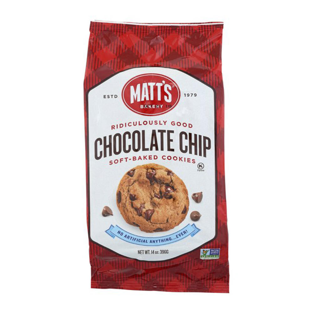 Matt's Bakery Soft Baked Chocolate Chip Cookies, 10.5 oz