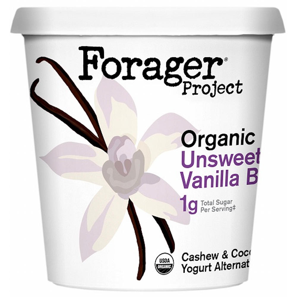 Forager Project Organic Cashewmilk Yogurt - Unsweetened Vanilla Bean, 24 oz