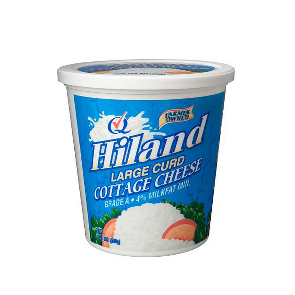 Hiland Large Curd Cottage Cheese, 24 oz