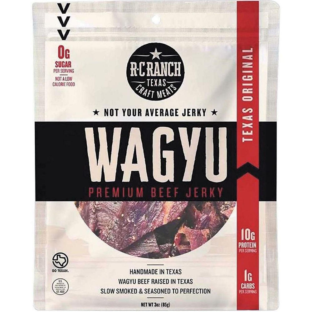 R-C Ranch Wagyu Beef Jerky - Texas Original, 3 oz