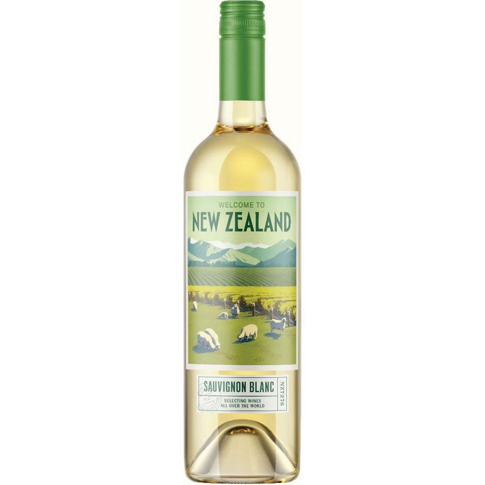 Welcome to New Zealand Sauvignon Blanc White Wine, 750 mL