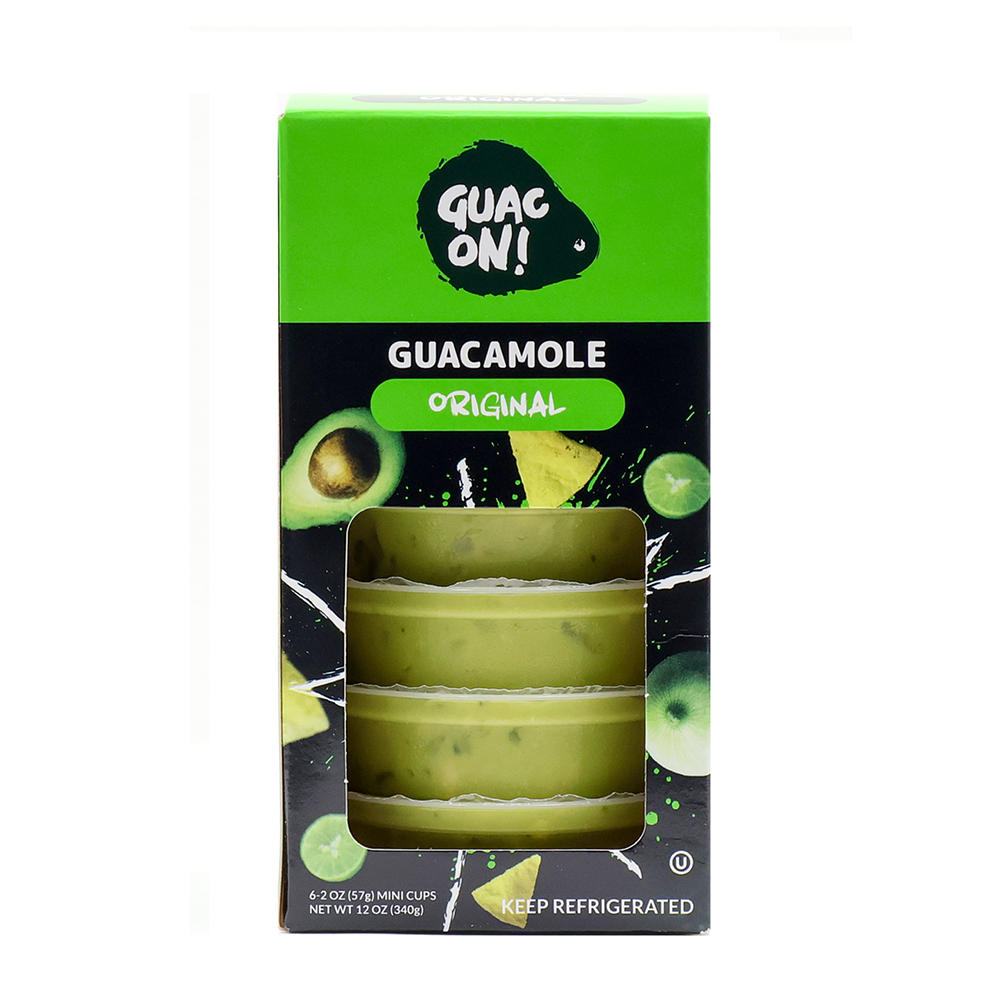 Guac On! Original Guacamole Mini Cups, 6 ct