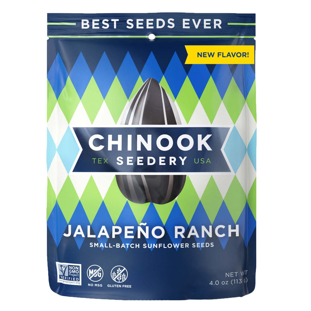 Chinook Seedery Jalapeno Ranch Sunflower Seeds, 4 oz