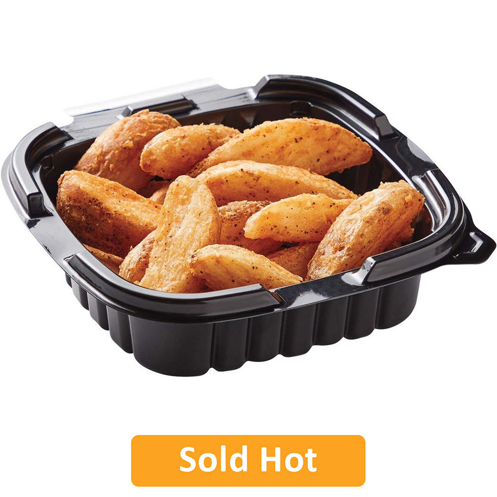 Meal Simple by H-E-B Seasoned Wedge Fries - Small (Sold Hot), Avg. 0.6 lb