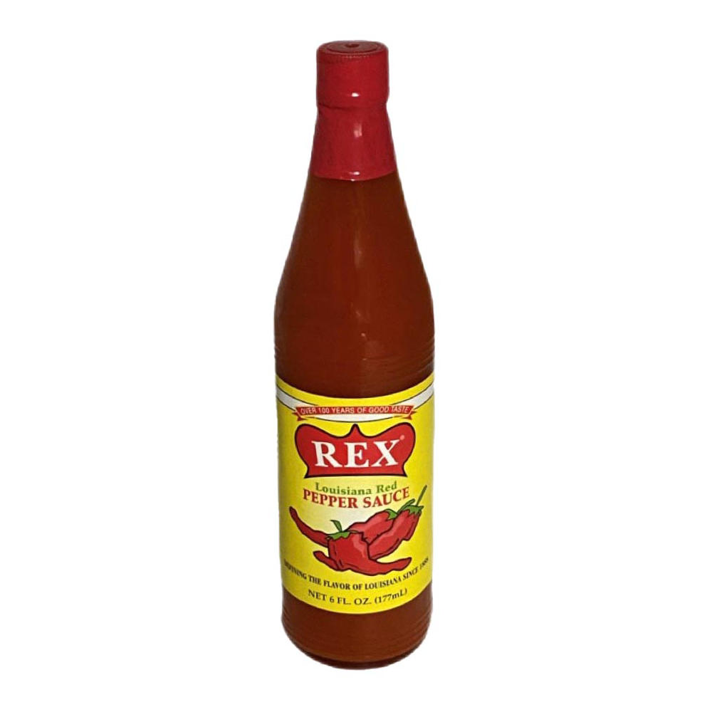 Rex Louisiana Red Pepper Sauce, 6 oz