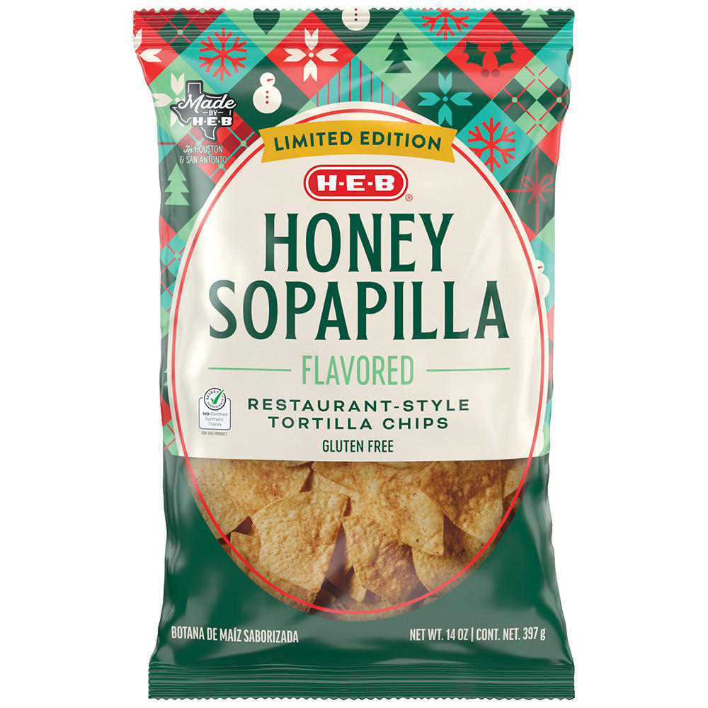 H-E-B Honey Sopapilla Tortilla Chips, 14 oz
