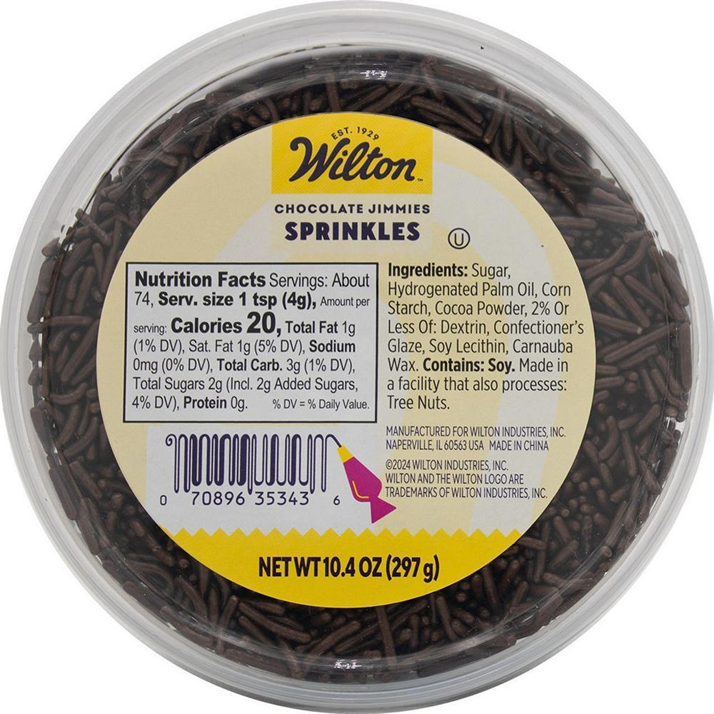 Wilton Chocolate Sprinkles, 10.4 oz