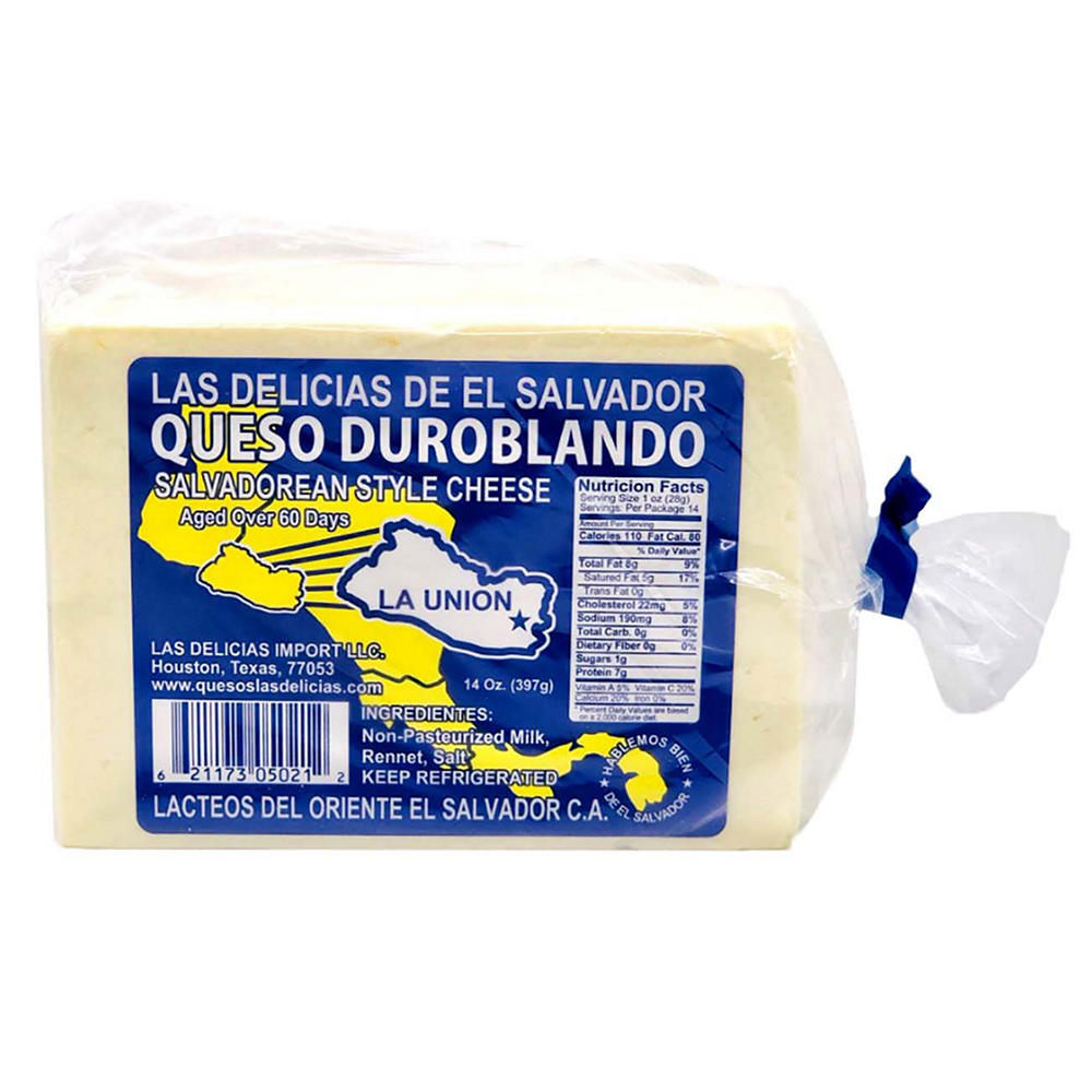 Las Delicias Queso Duroblando Salvadorean-Style Cheese, 14 oz