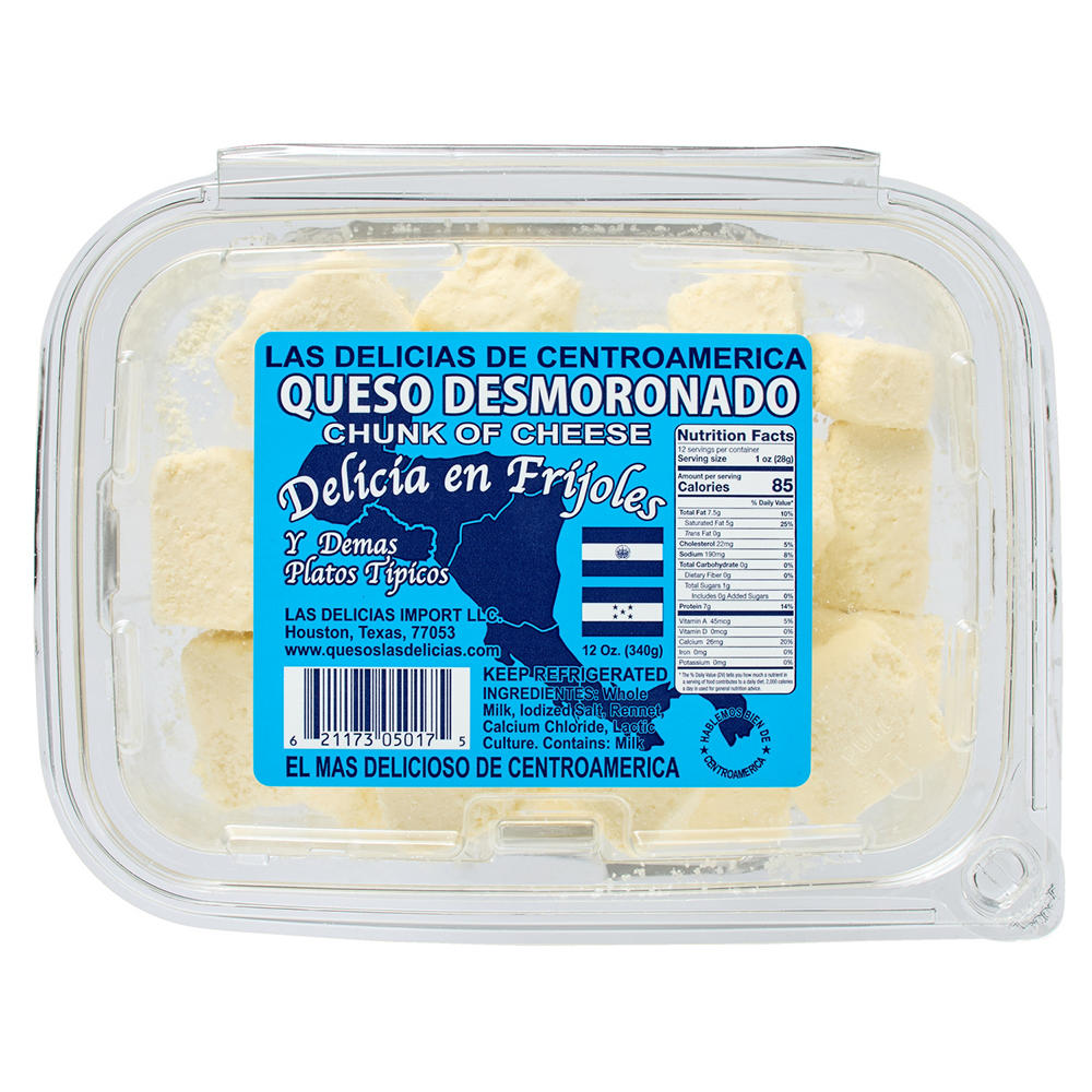 Las Delicias Queso Desmoronado Chunk of Cheese, 12 oz