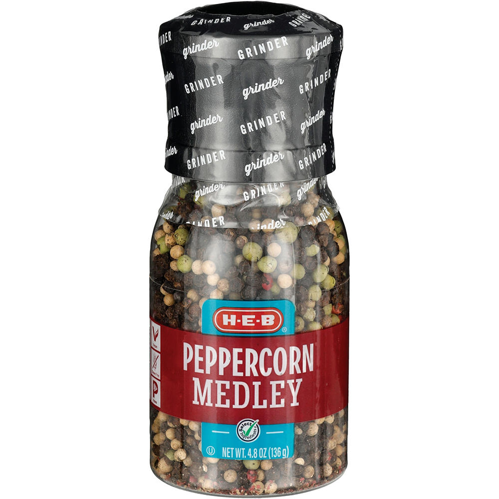 H-E-B Peppercorn Medley Grinder, 4.8 oz