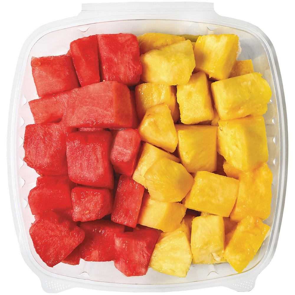 H-E-B Fresh Cut Watermelon & Pineapple - Extra Large, Avg. 2.1 lbs
