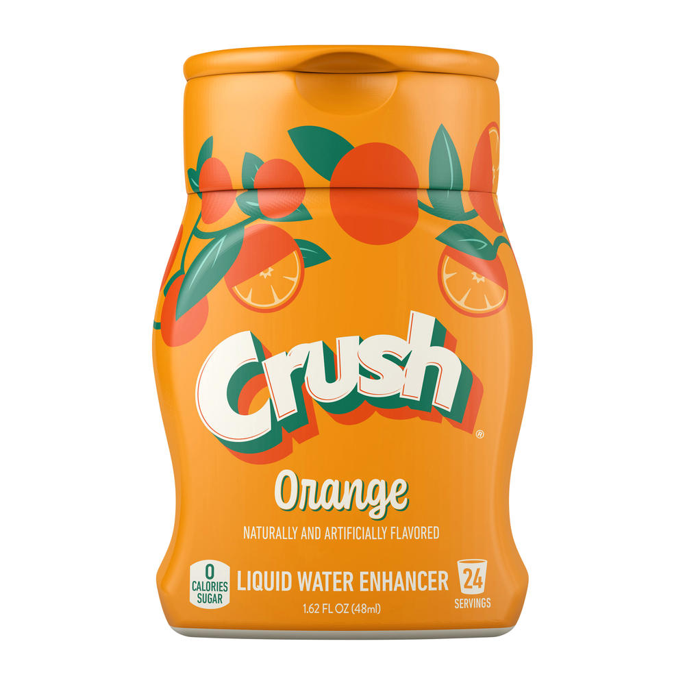 Crush Liquid Water Enhancer - Orange, 1.62 oz