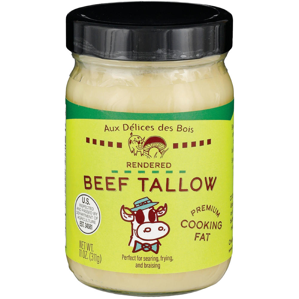 Aux Délices des Bois Beef Tallow Cooking Fat, 11 oz