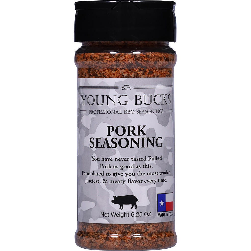 Young Bucks Pork Seasoning, 6.25 oz
