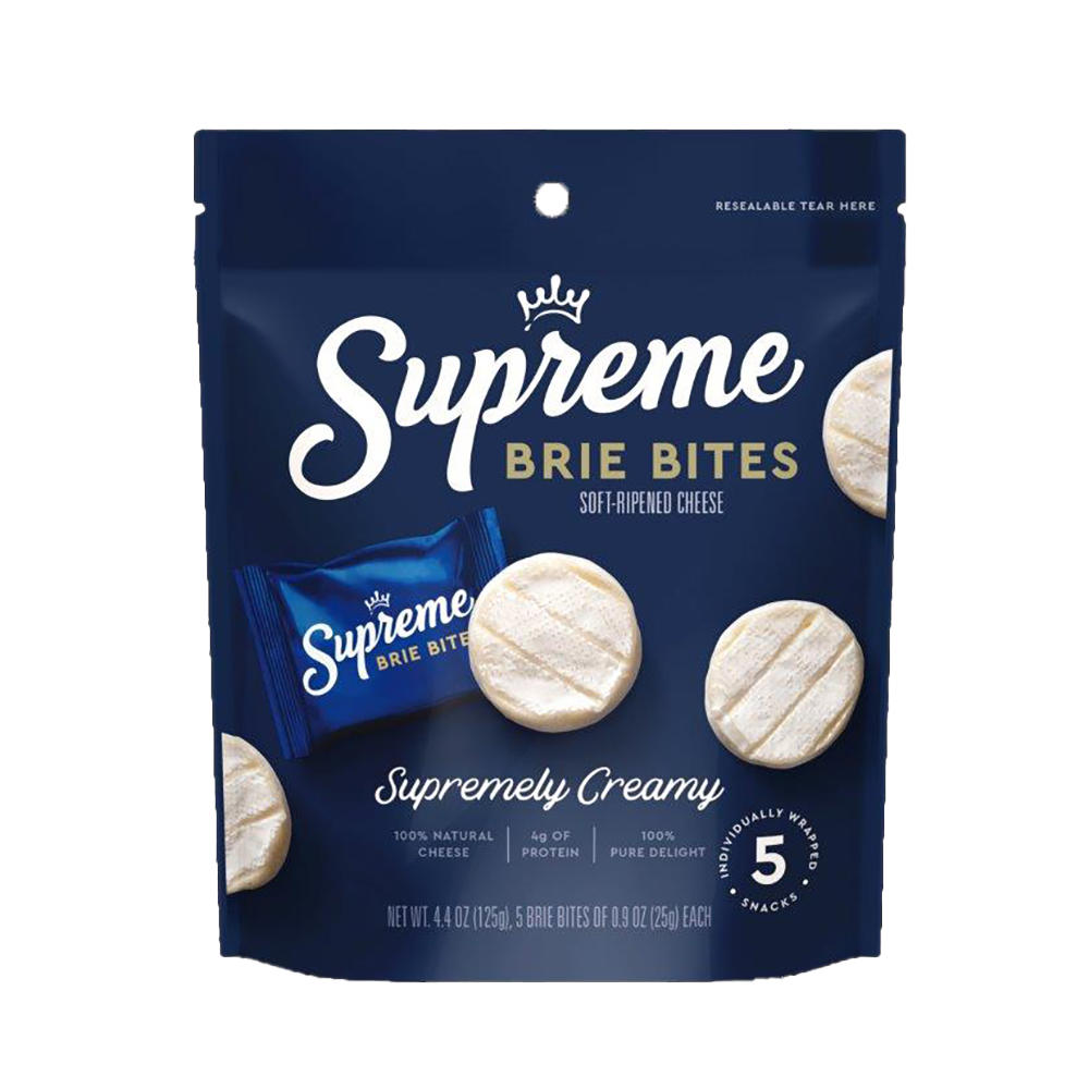Supreme Mini Brie Cheese Bites, 4.4 oz