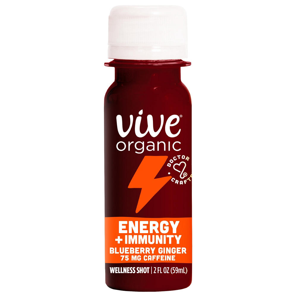 Vive Organic Energy & Immunity Blueberry Ginger Wellness Shot, 2 fl. oz.