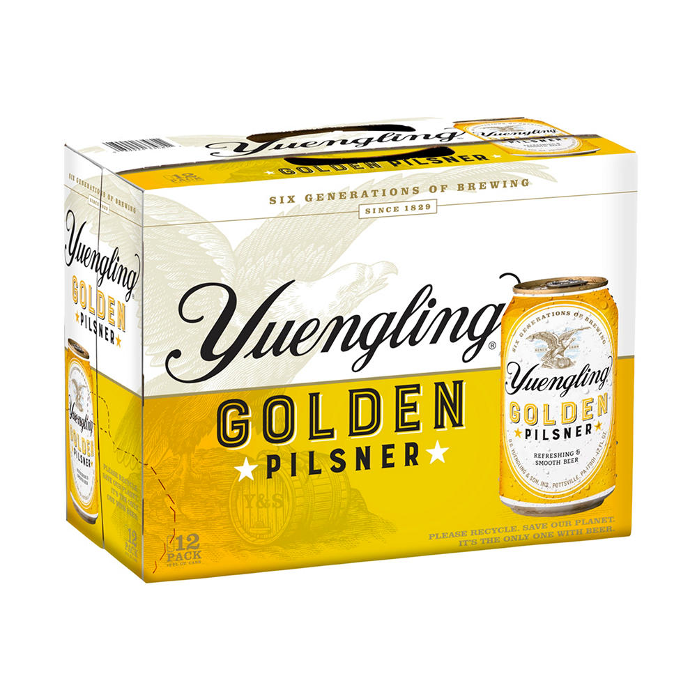 Yuengling Golden Pilsner Beer 12 pk Cans, 12 oz
