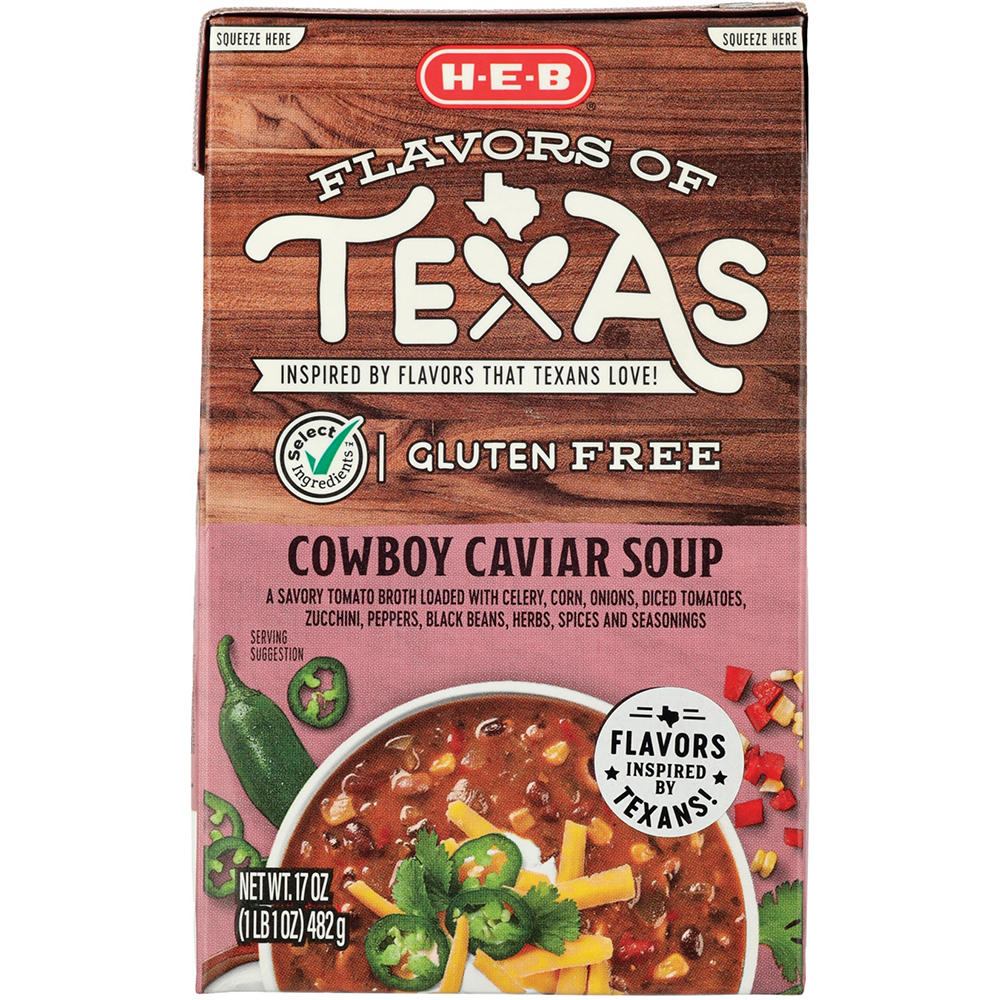 H-E-B Cowboy Caviar Soup, 17 oz