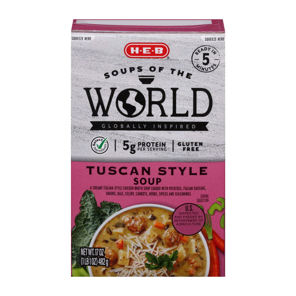 H-E-B Tuscan Style Soup, 17 oz