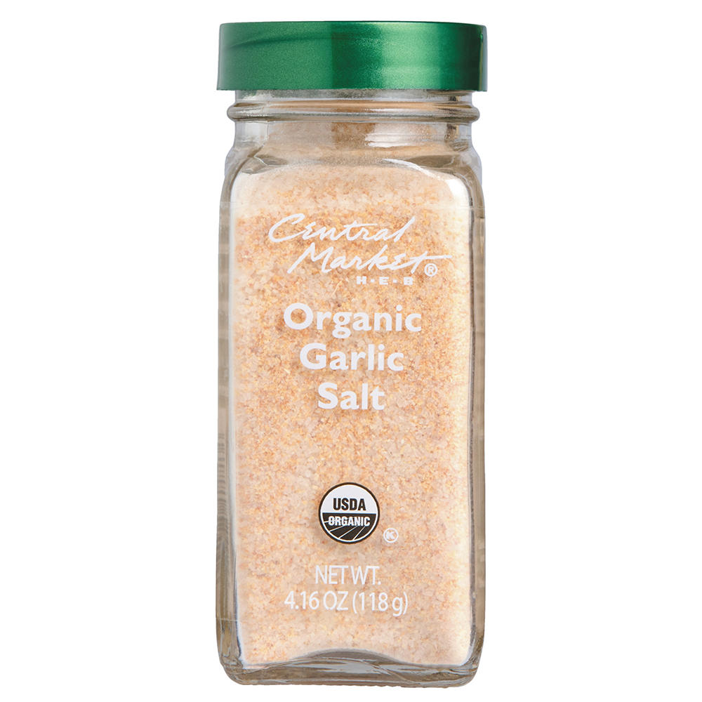 Central Market Organic Garlic Salt, 4.16 oz