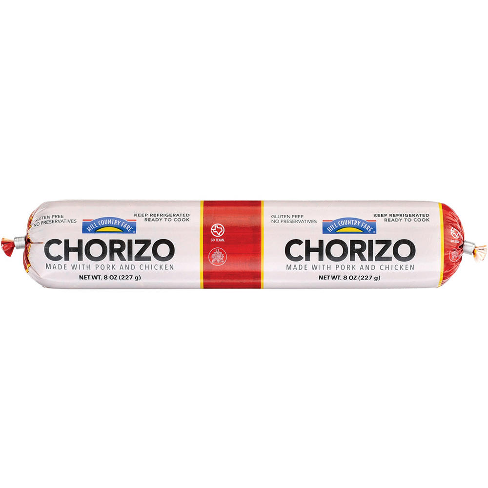 Hill Country Fare Chicken & Pork Chorizo Sausage, 8 oz