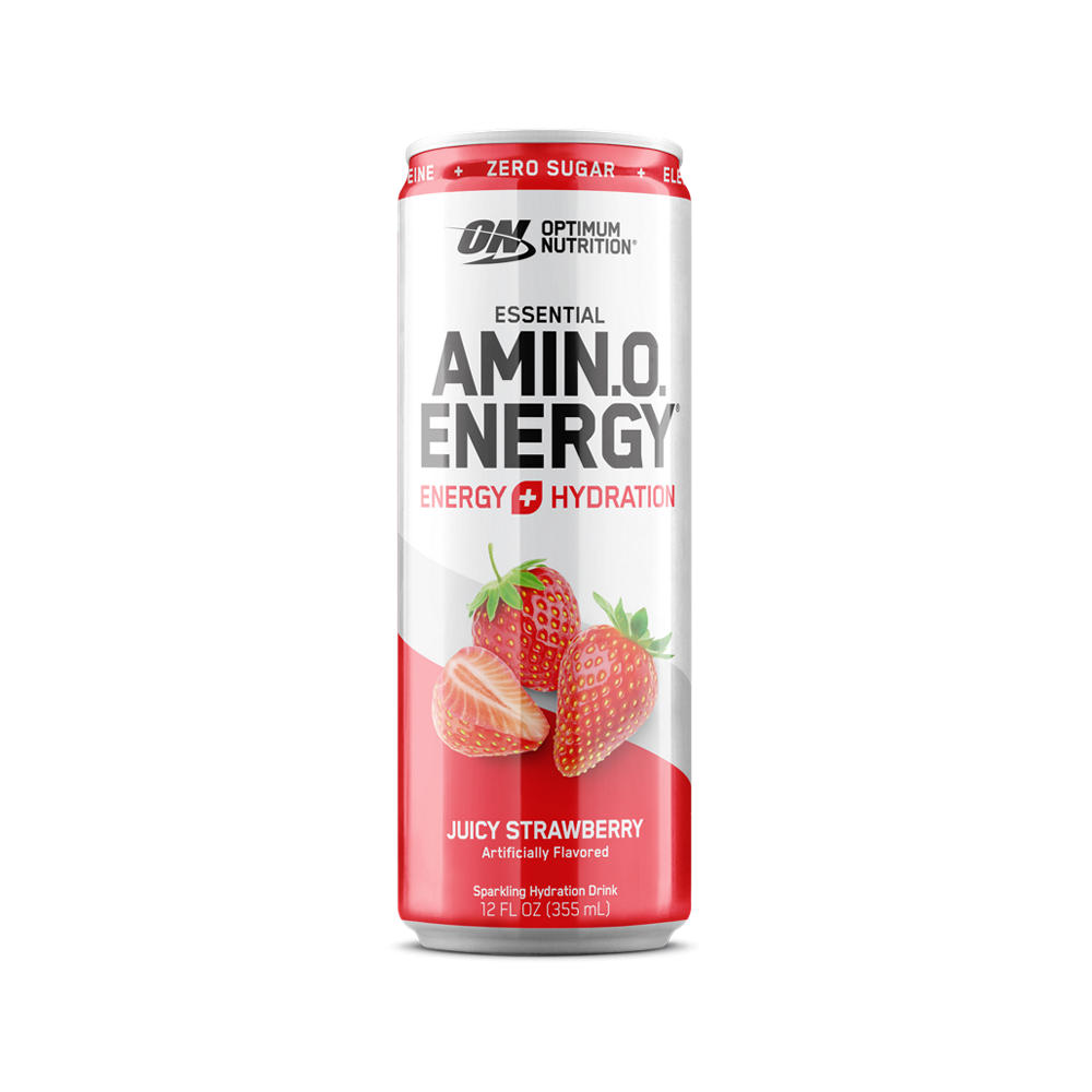 Optimum Nutrition Essential Amin.O. Energy + Electrolytes Hydration Drink - Strawberry, 12 oz