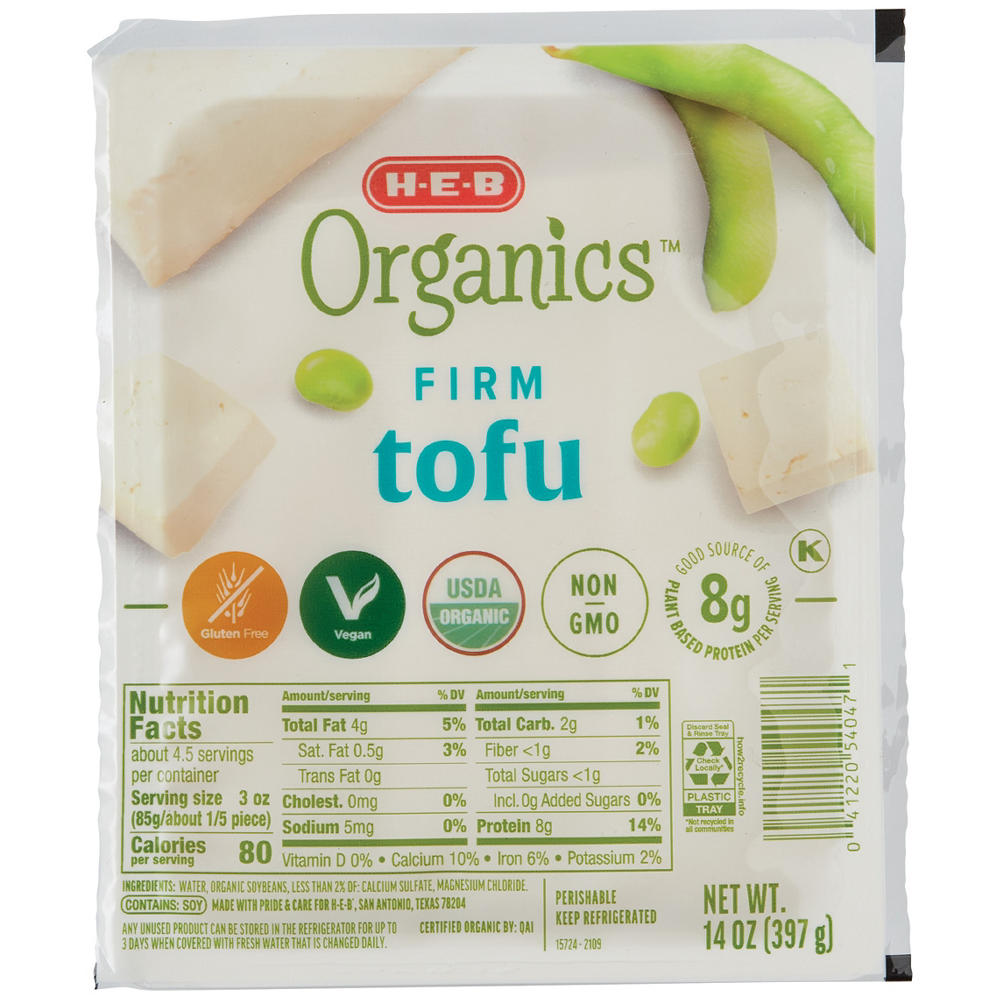 H-E-B Organics Tofu - Firm, 14 oz