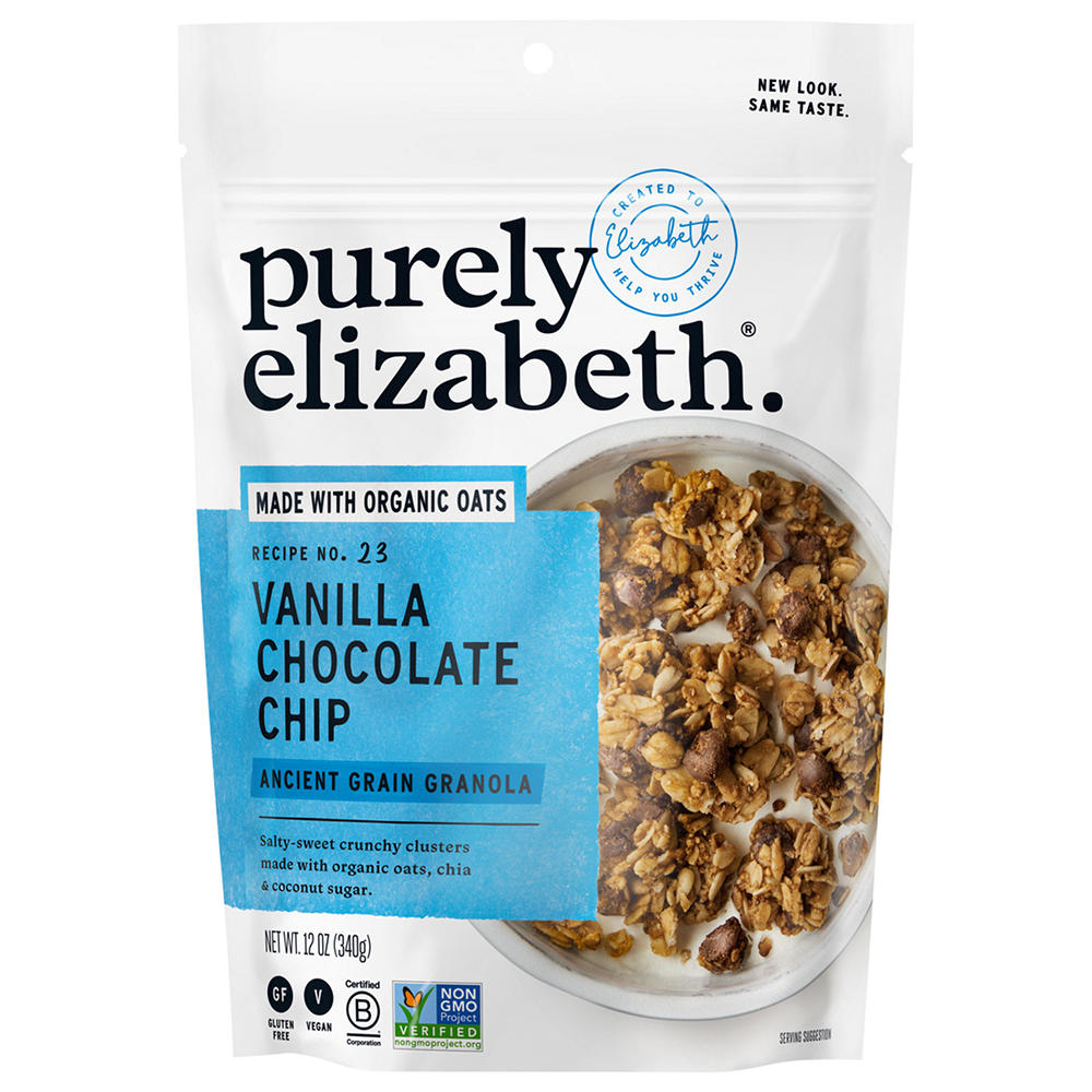 Purely Elizabeth Vanilla Chocolate Chip Ancient Grain Granola, 12 oz