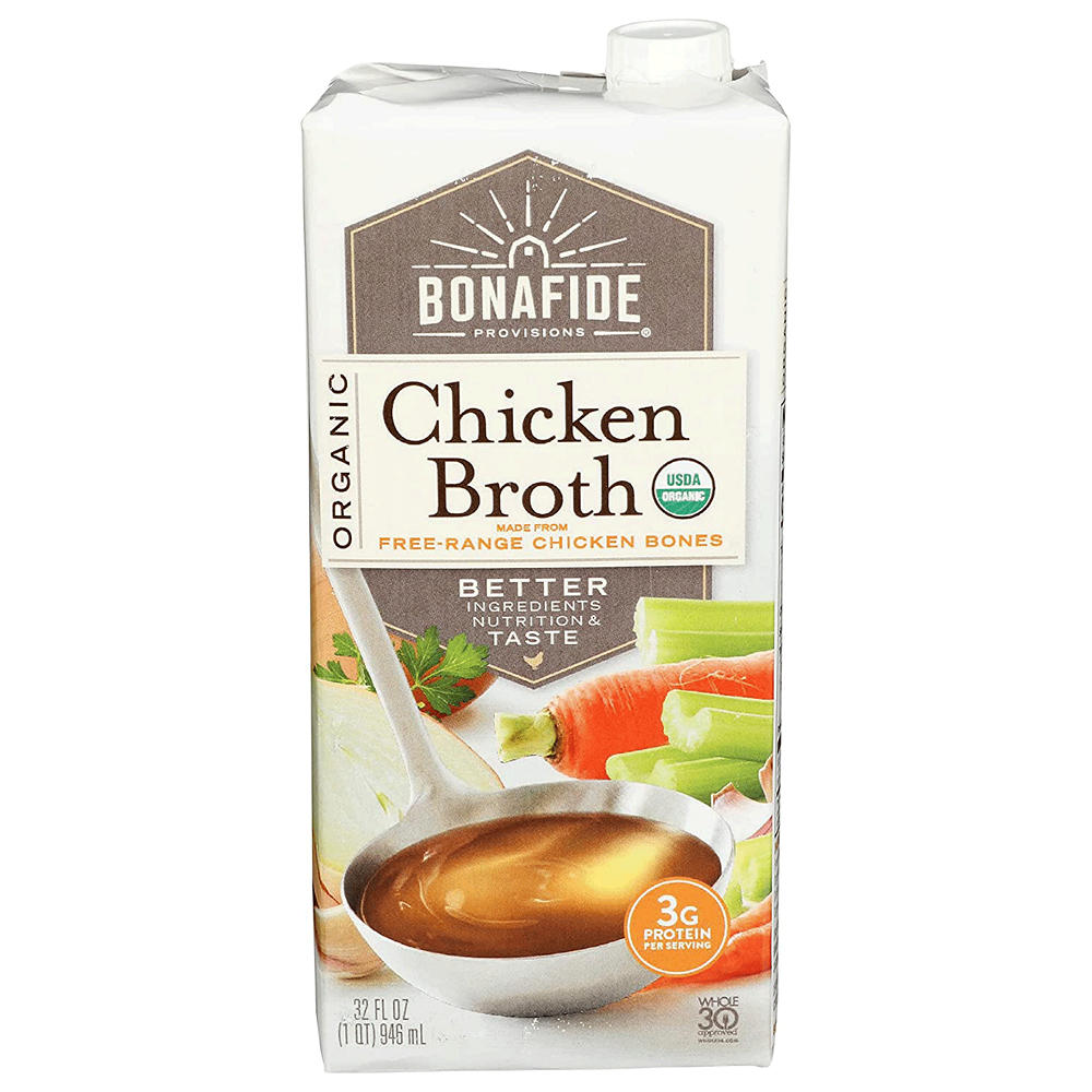 Bonafide Provisions Organic Chicken Broth, 32 fl oz