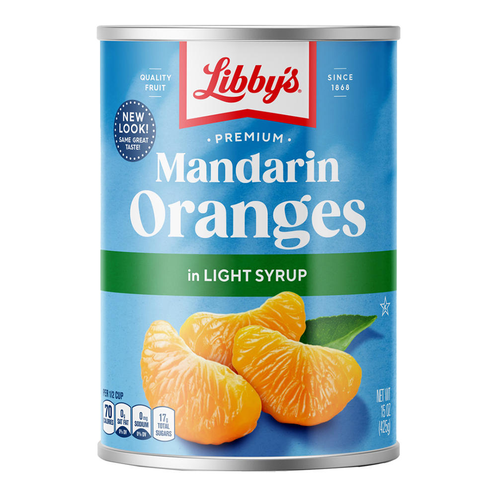 Libby's Mandarin Oranges In Light Syrup, 15 oz