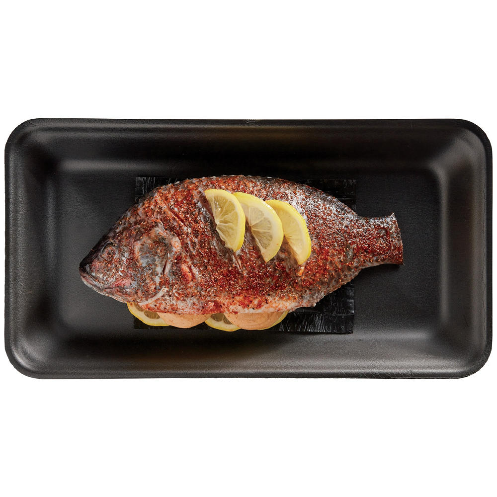 H-E-B Fish Market Stuffed Seasoned Whole Tilapia - Ancho Chile Butter, Avg. 2.08 lbs