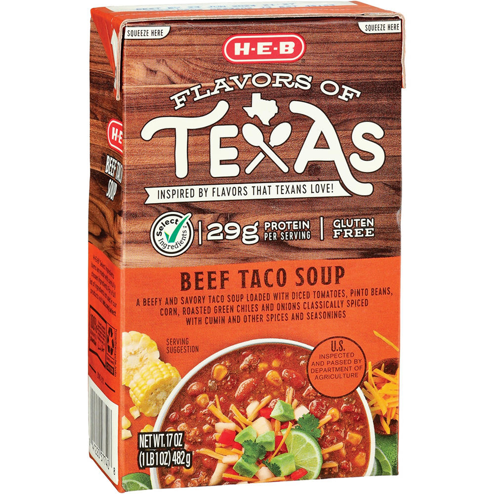H-E-B Beef Taco Soup, 17 oz