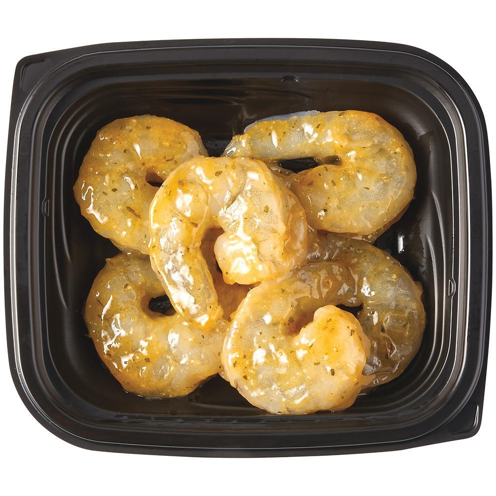 H-E-B Fish Market Shrimp - Garlic Parmesan Sauce, Avg. 0.69 lb